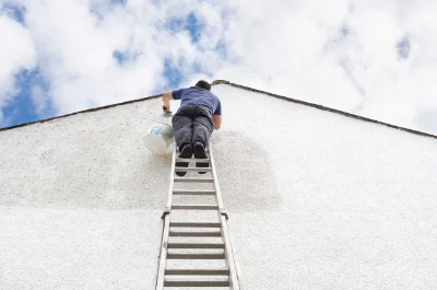 Peinture extérieure à la Houssaye — façades et ravalement